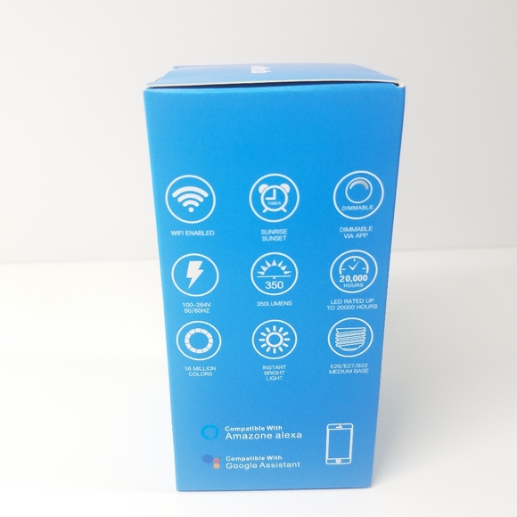 WifiBulb Smartphone Control Multicolor Light Bulb 4.5 Watts - Picture 2 of 7